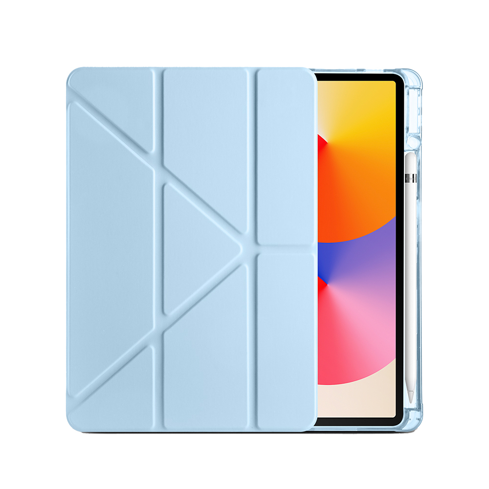 Huawei Matepad SE 11 Uyumlu Kılıf Zore Tri Folding Kalem Bölmeli Standlı Kılıf - 9
