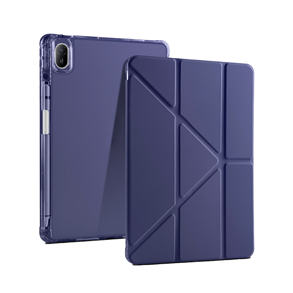 Huawei Matepad SE 11 Uyumlu Kılıf Zore Tri Folding Kalem Bölmeli Standlı Kılıf - 15