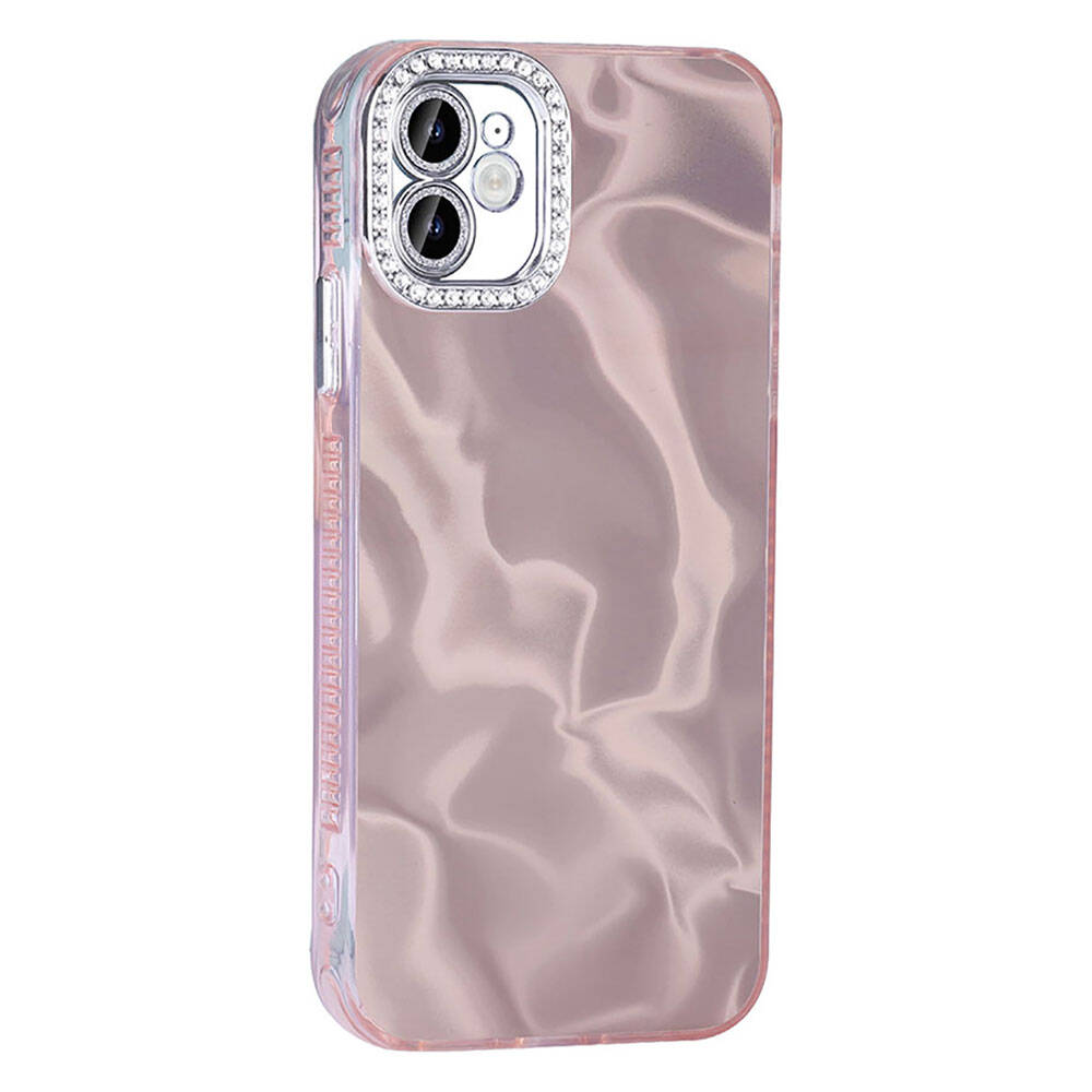 Apple iPhone 11 Uyumlu Kılıf Airbagli Parlak Taş Detay Tasarımlı Zore Esila Kapak - 1