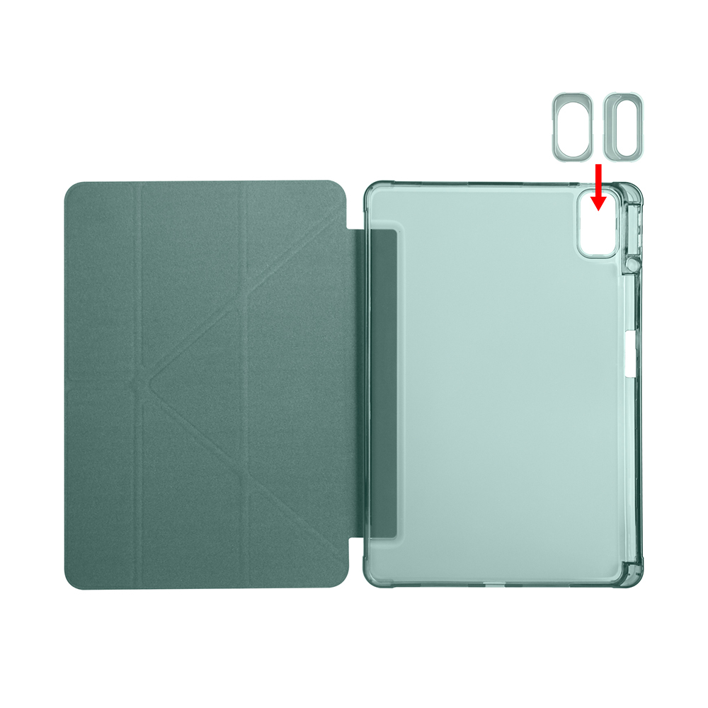 Huawei Matepad SE 11 Uyumlu Kılıf Zore Tri Folding Kalem Bölmeli Standlı Kılıf - 24