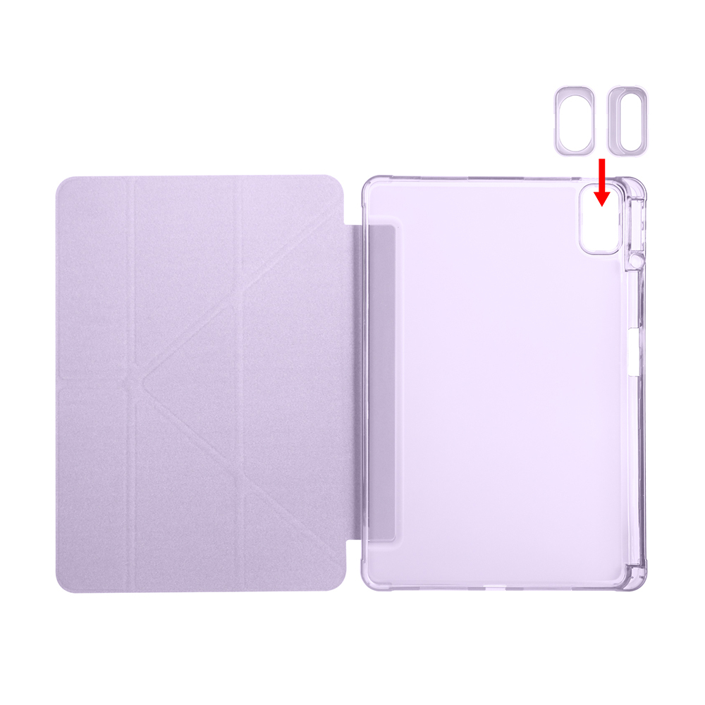 Huawei Matepad SE 11 Uyumlu Kılıf Zore Tri Folding Kalem Bölmeli Standlı Kılıf - 38