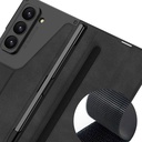 Samsung Galaxy Z Fold 6 Uyumlu Kılıf Kamera Korumalı Kadife Tasarımlı Zore Kıpta Kalemli Fest Kapak - 6