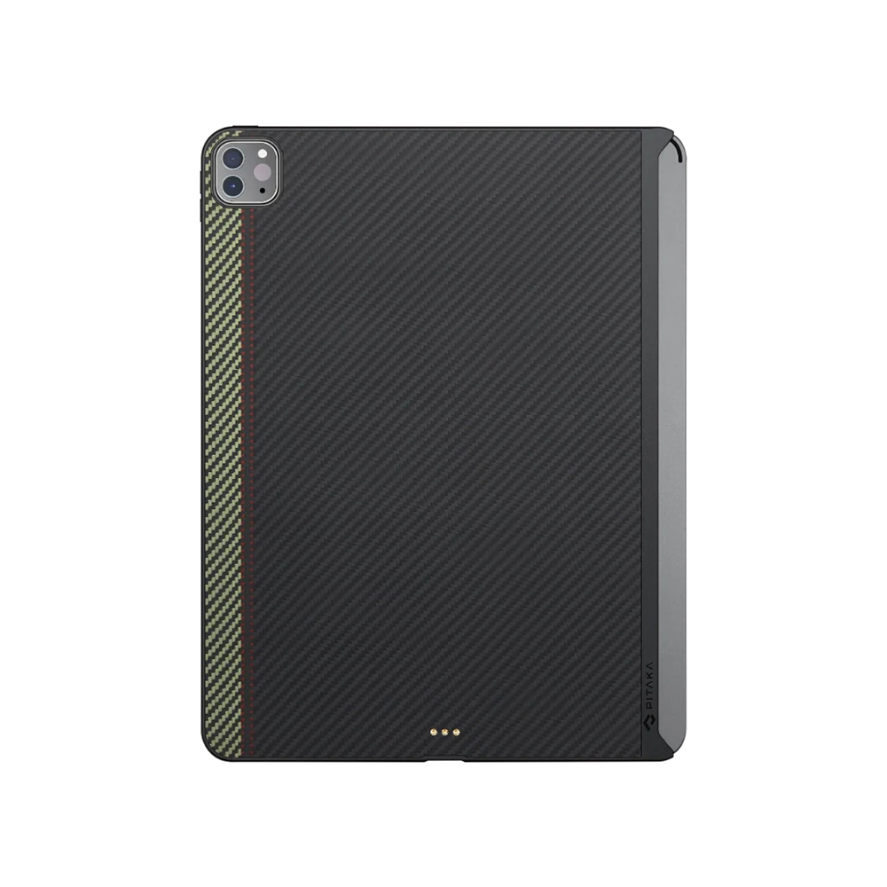 Apple iPad Pro 11 2021 (3.Nesil) Uyumlu Kılıf Aramid Fiber Pitaka Ultra-Slim Classic Serisi Tablet Kapak - 13