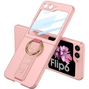 Samsung Galaxy Z Flip 6 Uyumlu Kılıf Kamera Korumalı Yüzüklü Zore Flip Ring Kıpta Kapak - 3