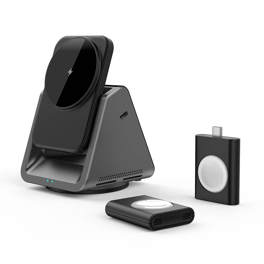 Wiwu Wi-W018 Coolpad Serisi 3in1 Kablosuz Şarj Standı - 3