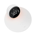 Wiwu Wi-W017 Kablosuz Şarj Standlı Çift Alarmlı Dijital Saatli Bluetooth Speaker Hoparlör - 3