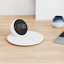 Wiwu Wi-W017 Kablosuz Şarj Standlı Çift Alarmlı Dijital Saatli Bluetooth Speaker Hoparlör - 5