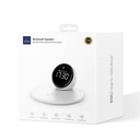 Wiwu Wi-W017 Kablosuz Şarj Standlı Çift Alarmlı Dijital Saatli Bluetooth Speaker Hoparlör - 7