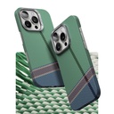 Apple iPhone 16 Pro Max Kılıf Magsafe Şarj Özellikli Karbon Fiber Tasarımlı Benks Passion Green ArmorAir Kevlar Kapak - 2