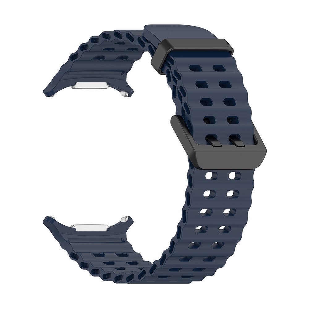 Samsung Galaxy Watch Ultra 47mm Uyumlu Zore KRD-118 Tırtıklı Tasarım Silikon Kordon - 7