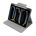 Apple iPad Air 13 2025 M3 Uyumlu Raptic Spin Detachable Folio PU Ayrılabilir Kalem Bölmeli Standlı Kılıf - 2