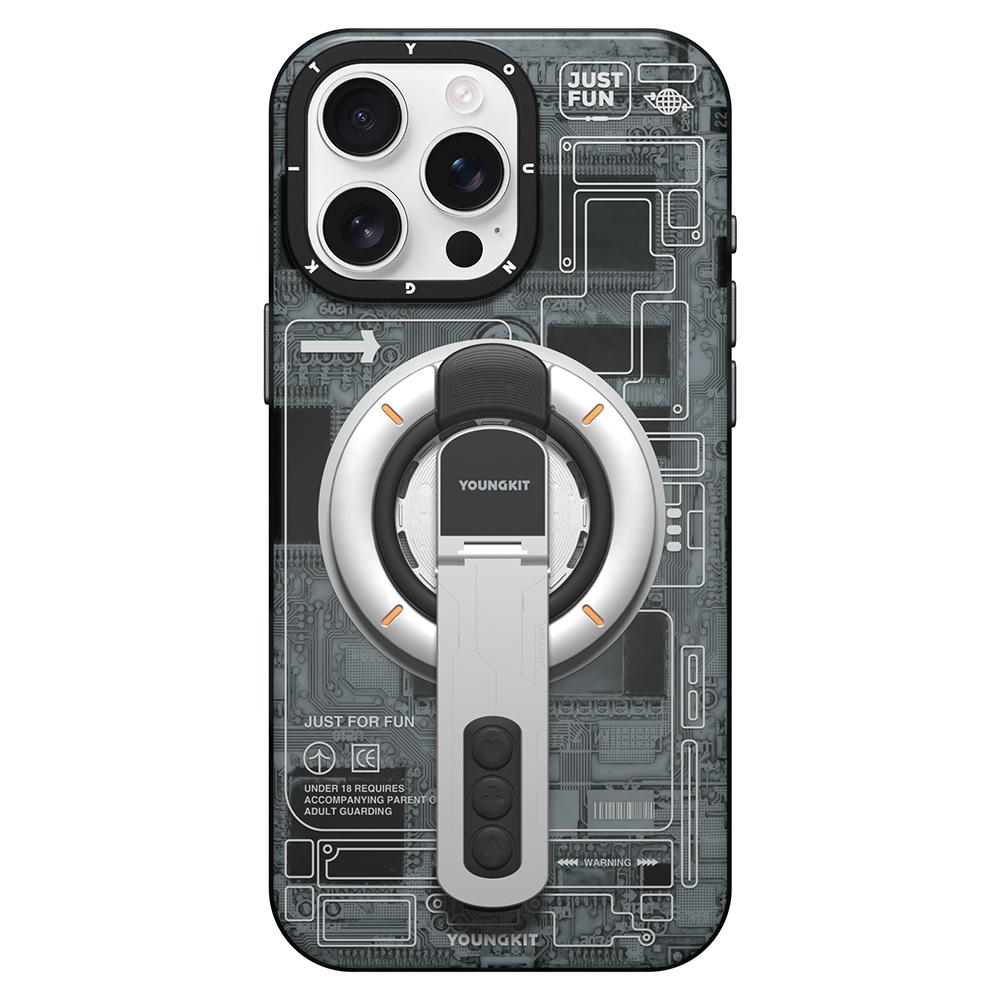 Youngkit Technology Serisi Telefon ve Tabletler için Magnetik Ring Stand - 9
