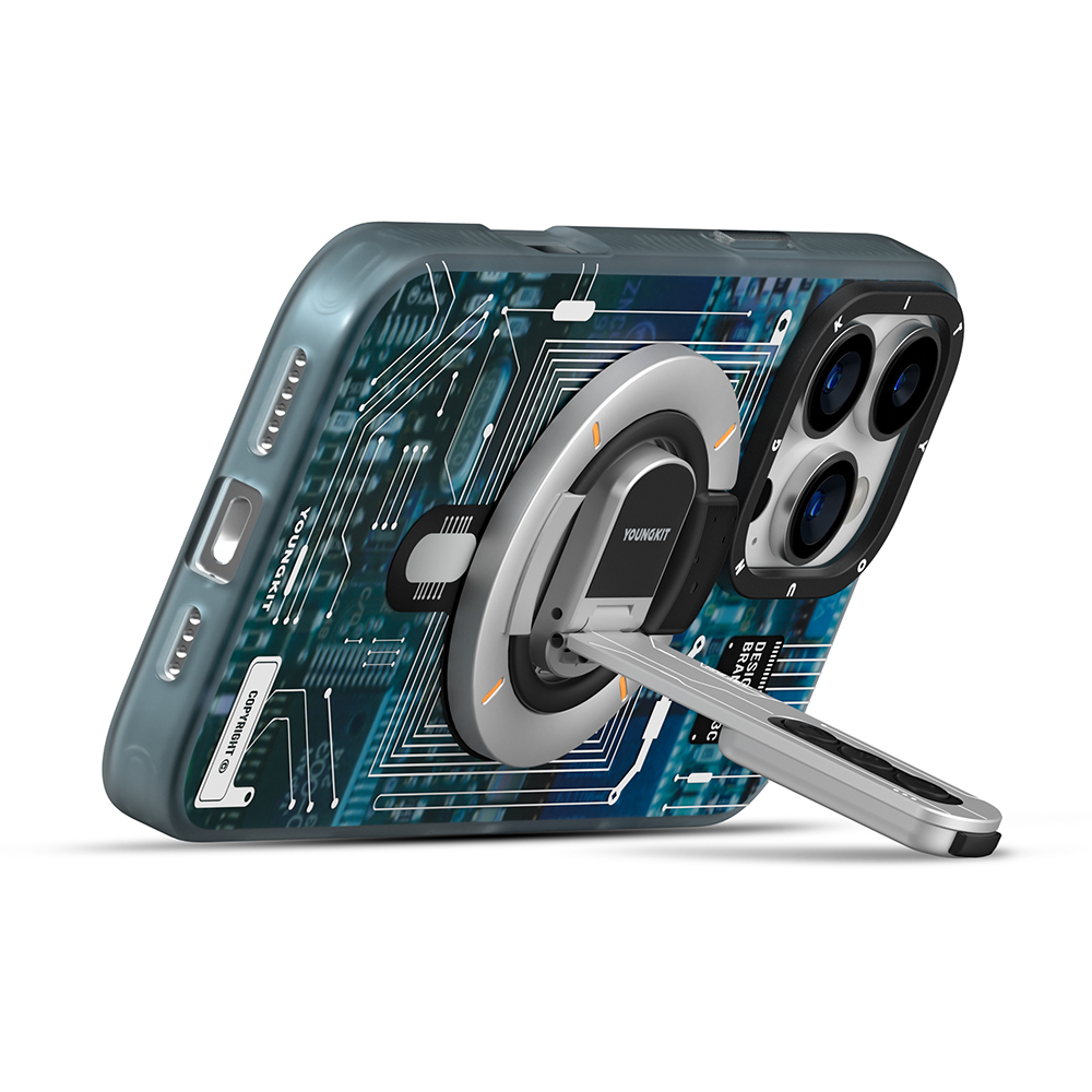 Youngkit Technology Serisi Telefon ve Tabletler için Magnetik Ring Stand - 10