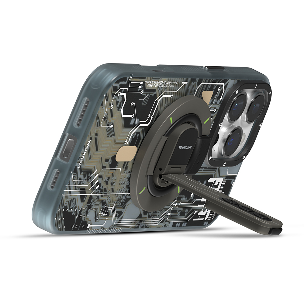 Youngkit Technology Serisi Telefon ve Tabletler için Magnetik Ring Stand - 11