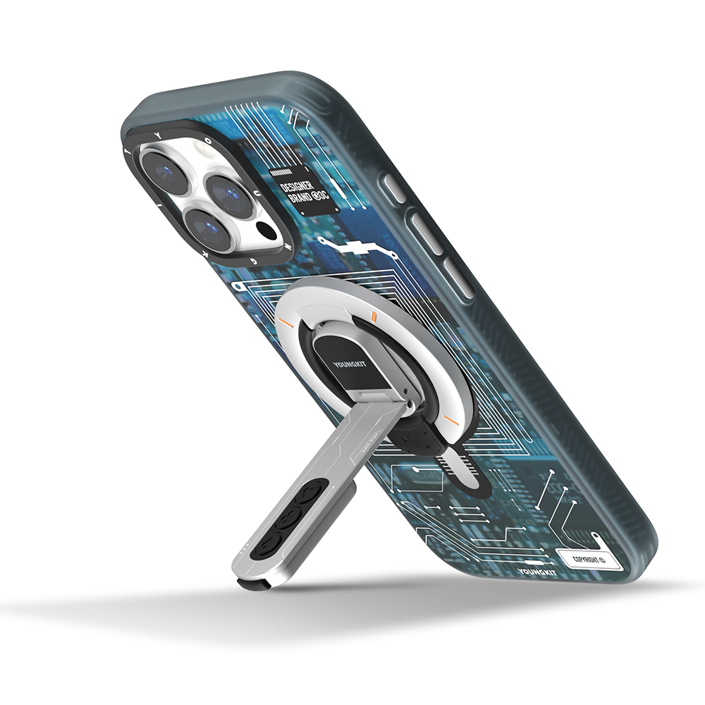 Youngkit Technology Serisi Telefon ve Tabletler için Magnetik Ring Stand - 12