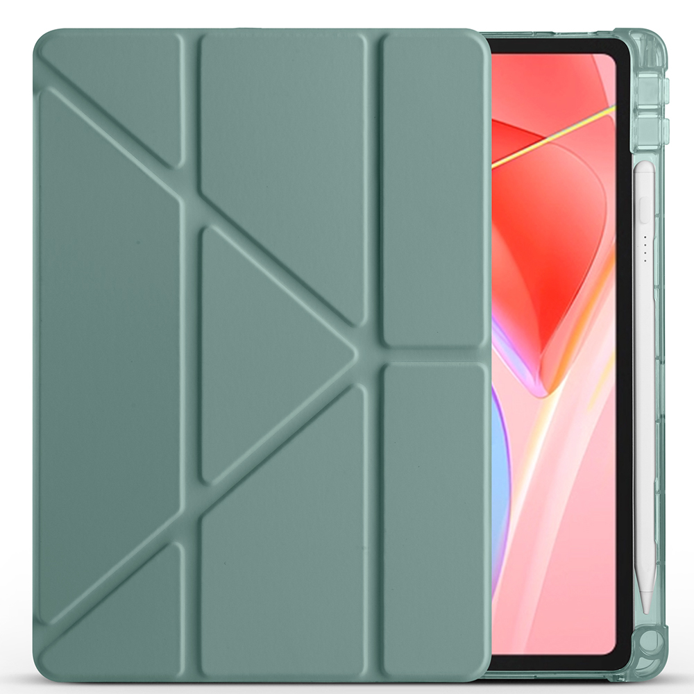 Lenovo Tab TB-311FU Uyumlu Kılıf Zore Tri Folding Kalem Bölmeli Standlı Kılıf - 2