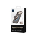 Wiwu Warriors Serisi Aramid Fiber 360 Derece Dönebilen Magnetik Ring Stand Telefon Tutucu - 8