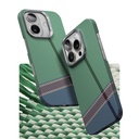 Apple iPhone 16 Kılıf Magsafe Şarj Özellikli Karbon Fiber Tasarımlı Benks Passion Green ArmorAir Kevlar Kapak - 1
