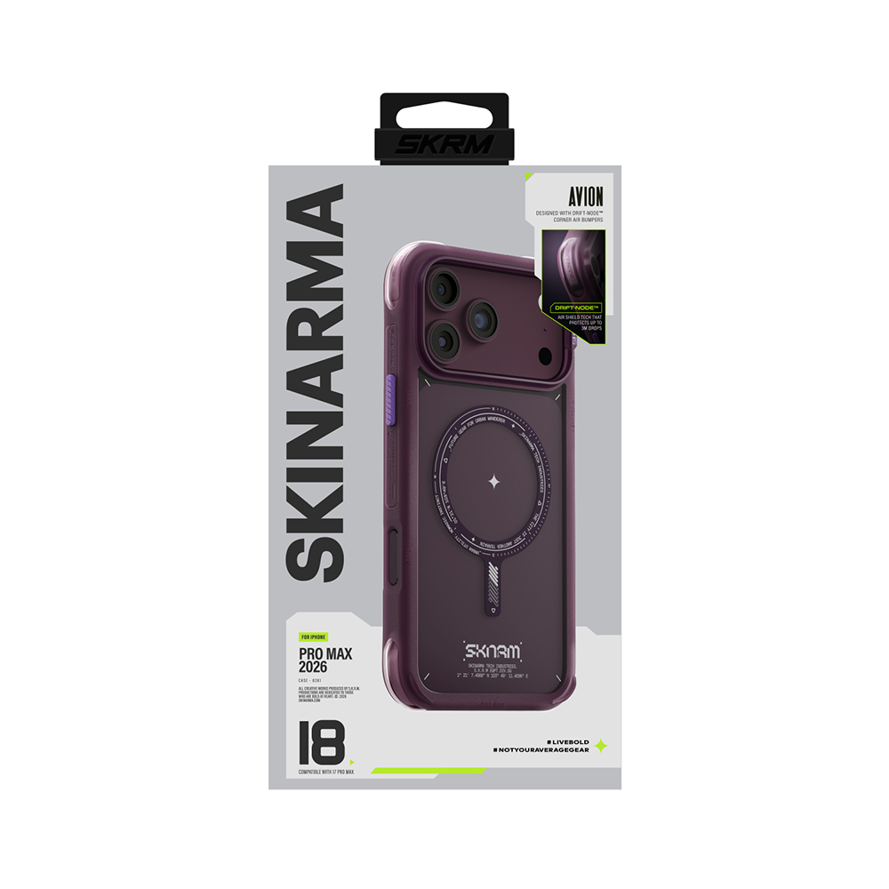 Apple iPhone 18 Pro Kılıf M-Safe Şarj Özellikli Airbag Tasarımlı Skinarma Avion Kapak - 8