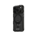 Apple iPhone 18 Pro Kılıf M-safe Şarj Özellikli Şeffaf Airbag Tasarımlı Skinarma Saido Mag-Charge Kapak - 2