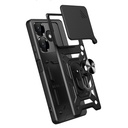 Xiaomi Redmi 13 4G Uyumlu Kılıf Magnetik Standlı Kamera Korumalı Zore Sürgülü Vega Kapak - 1