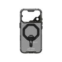 Apple iPhone 18 Pro Kılıf M-safe Şarj Özellikli Şeffaf Airbag Tasarımlı Skinarma Saido Mag-Charge Kapak - 3
