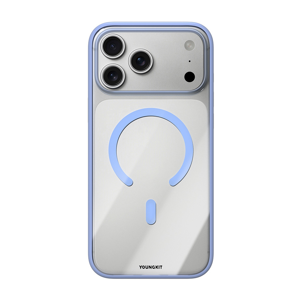 Apple iPhone 17 Pro Uyumlu Kılıf M-safe Şarj Özellikli Youngkit Clear Serisi Kapak - 1