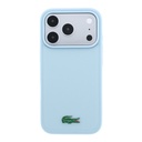 Apple iPhone 18 Pro Kılıf Lacoste Orjinal Lisanslı M-safe Şarj Özellikli PU Pike Desenli Metal Logolu Kapak - 2
