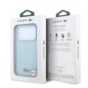 Apple iPhone 18 Pro Kılıf Lacoste Orjinal Lisanslı M-safe Şarj Özellikli PU Pike Desenli Metal Logolu Kapak - 7