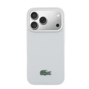 Apple iPhone 18 Pro Kılıf Lacoste Orjinal Lisanslı M-safe Şarj Özellikli PU Pike Desenli Metal Logolu Kapak - 2
