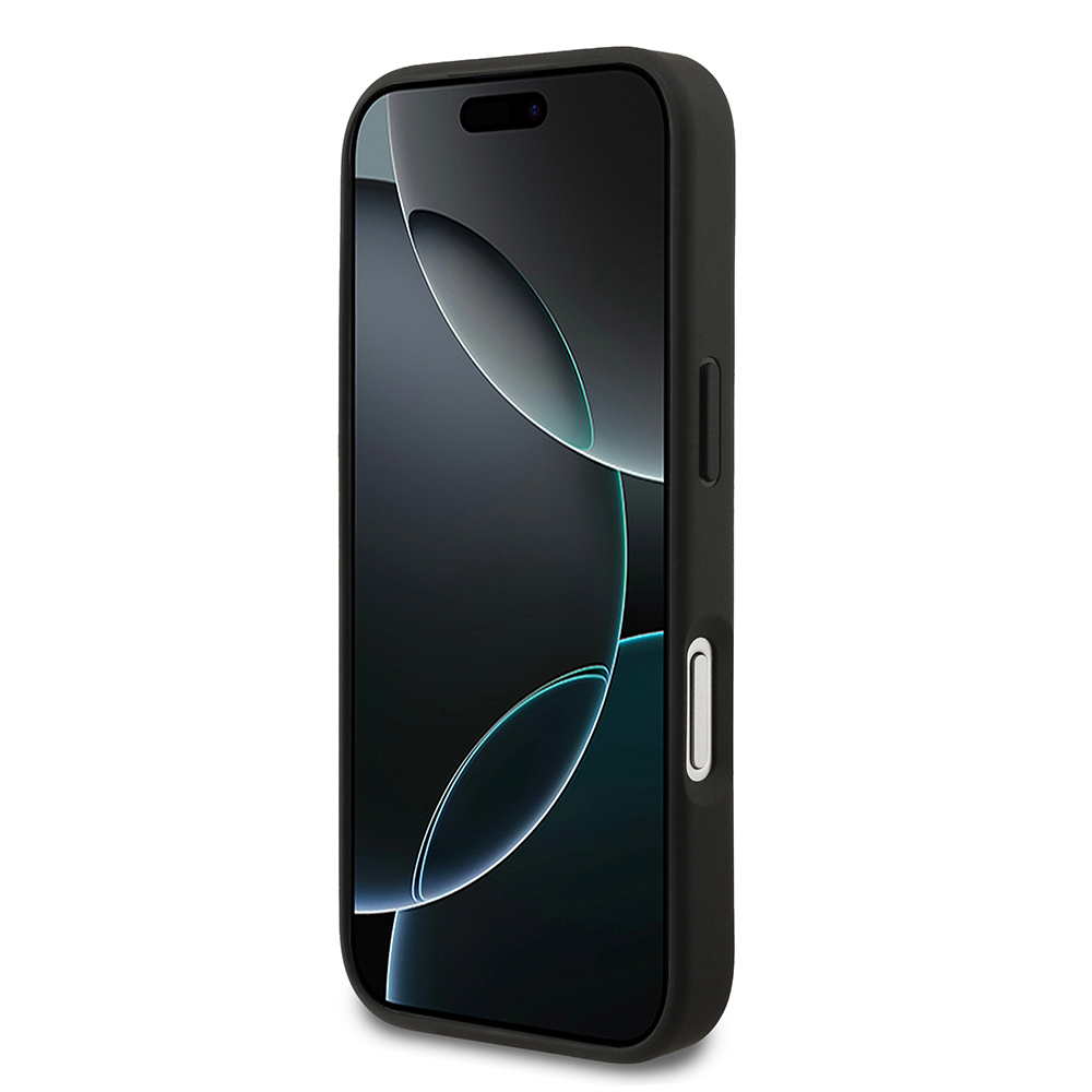 Apple iPhone 18 Pro Kılıf Lacoste Orjinal Lisanslı M-safe Şarj Özellikli PU Pike Desenli Metal Logolu Kapak - 4