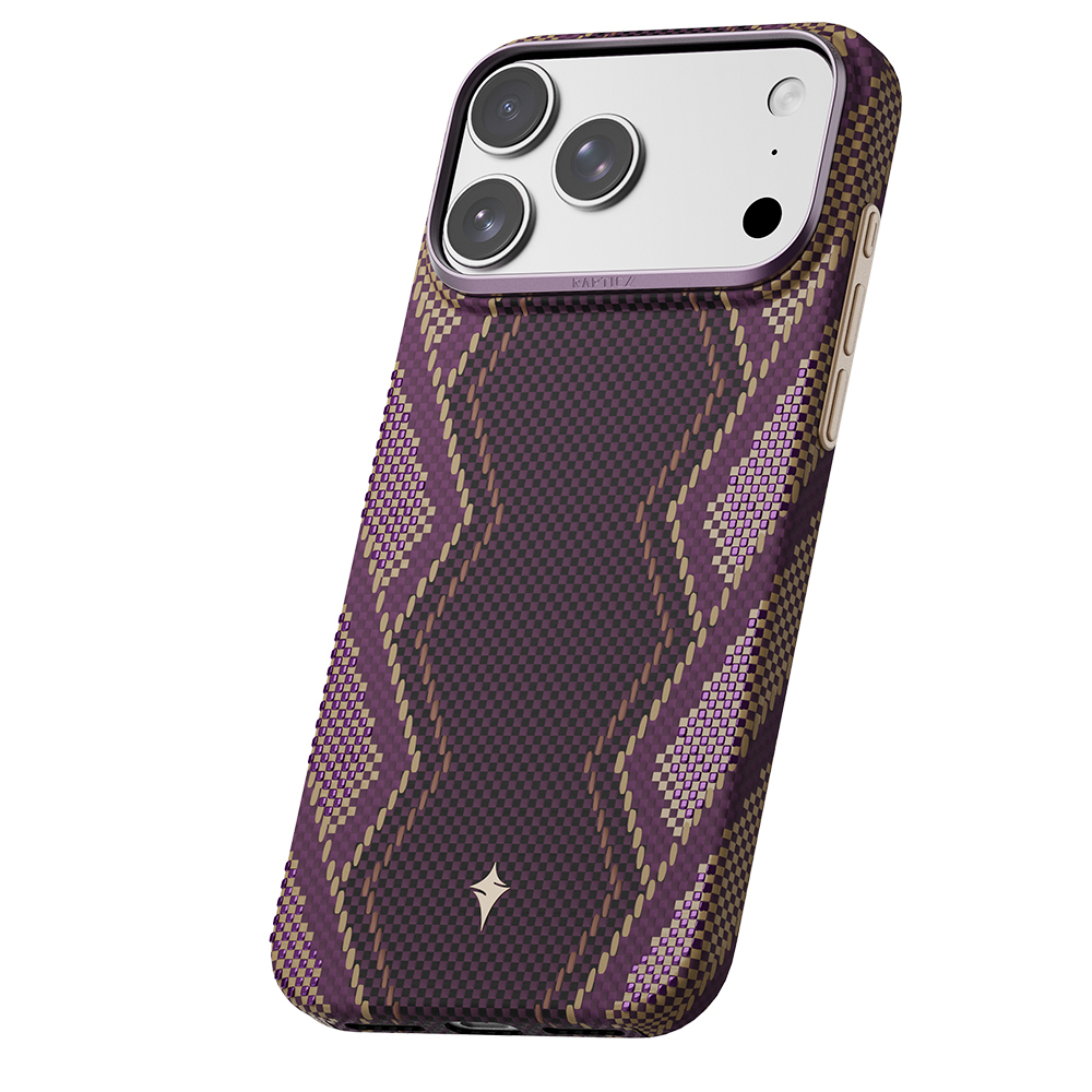 Apple iPhone 18 Pro Kılıf M-safe Şarj Özellikli Raptic Aramid Skin Scepter Serisi Karbon Kapak - 2