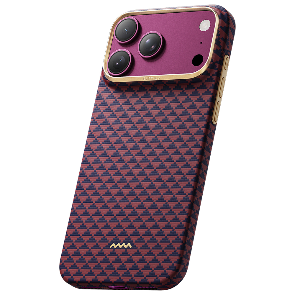Apple iPhone 18 Pro Max Kılıf M-safe Şarj Özellikli Raptic Aramid Skin Origin Serisi Karbon Kapak - 3