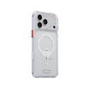 Apple iPhone 18 Pro Max Kılıf M-safe Şarj Özellikli Şeffaf Airbag Tasarımlı Skinarma Saido Mag-Charge Kapak - 5