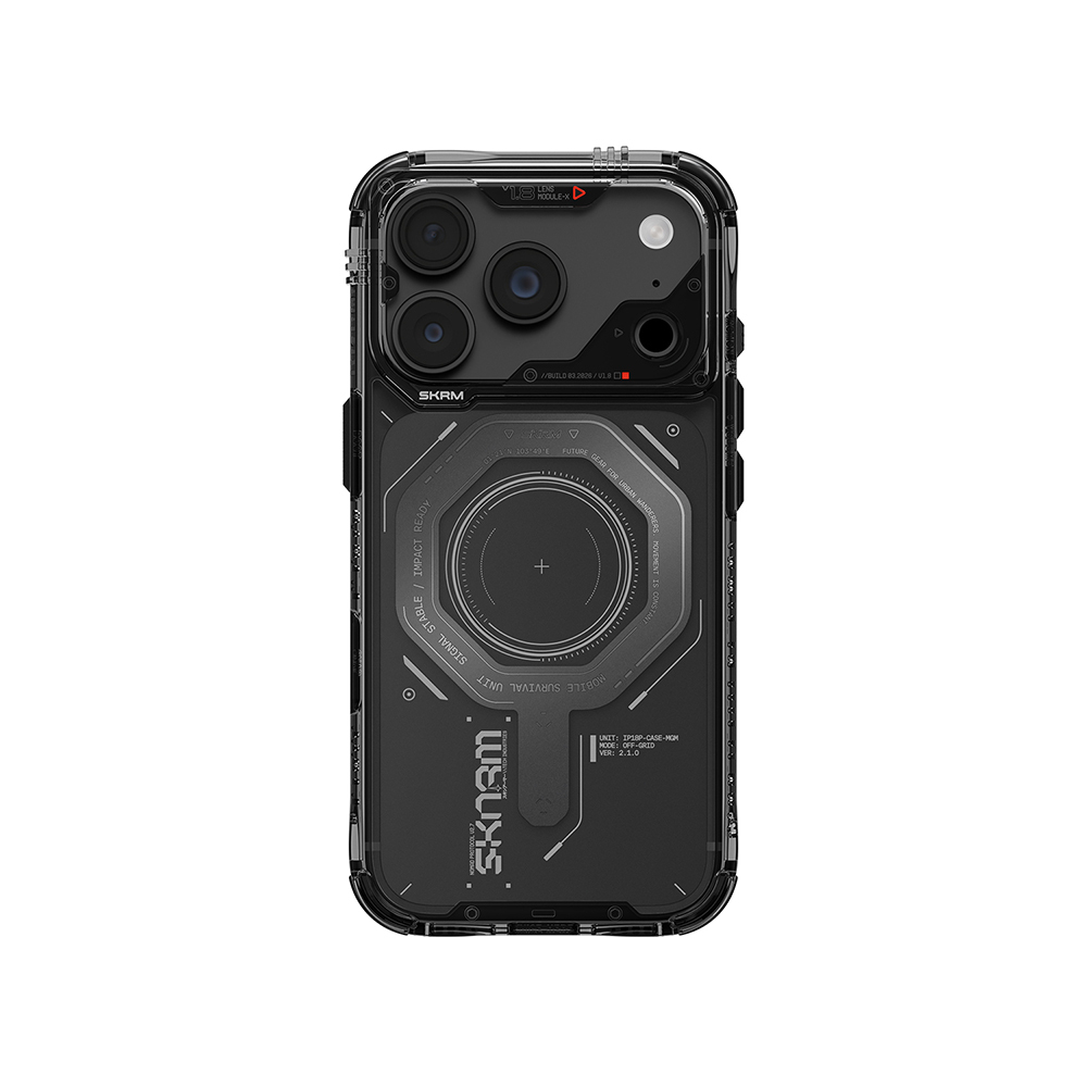 Apple iPhone 18 Pro Max Kılıf SkinArma M-safe Şarj Özellikli Airbag Tasarımlı Magma Kapak - 2