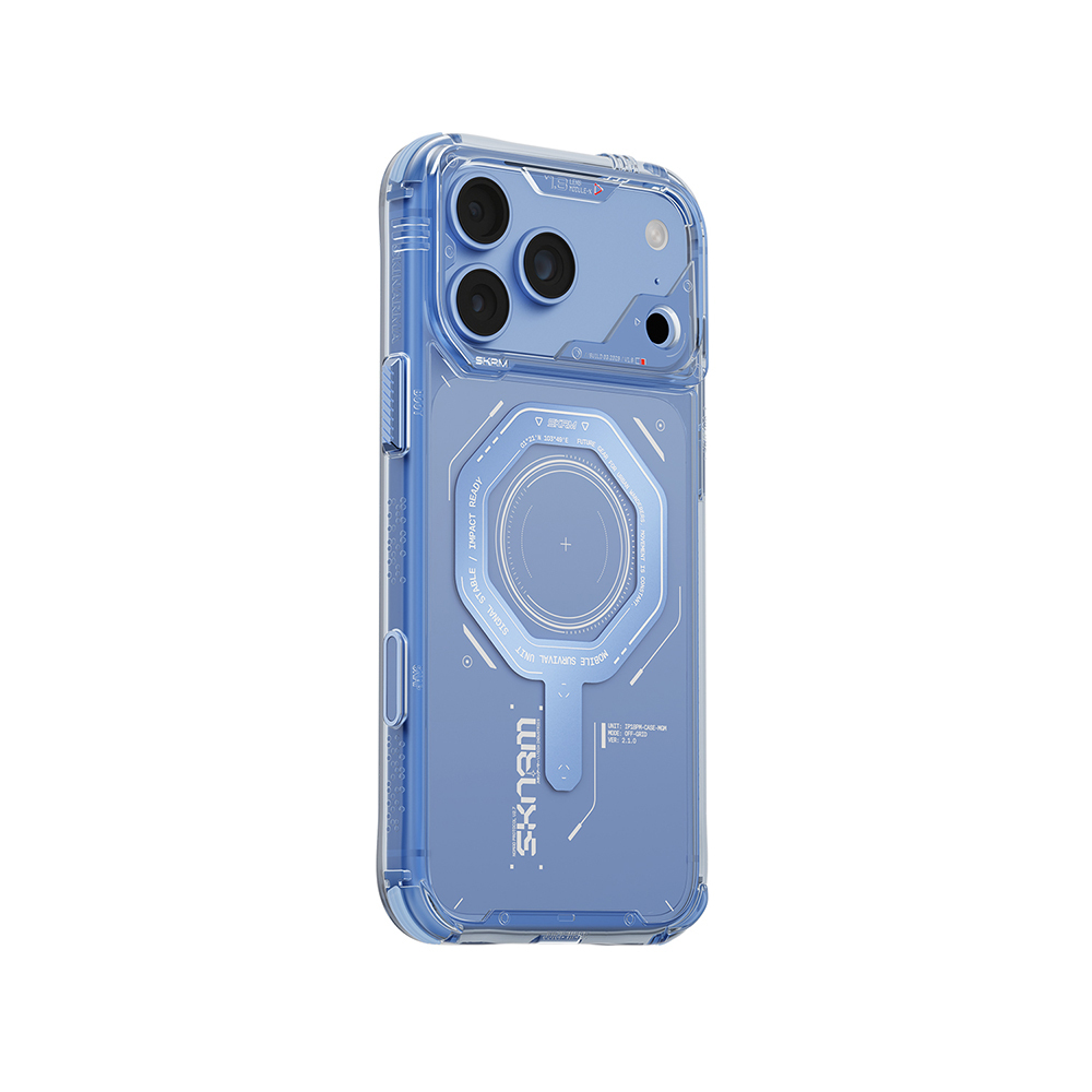 Apple iPhone 18 Pro Max Kılıf SkinArma M-safe Şarj Özellikli Airbag Tasarımlı Magma Kapak - 4