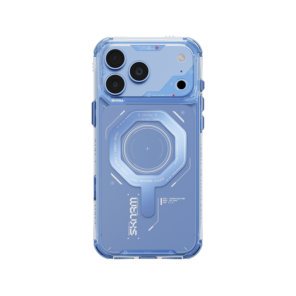 Apple iPhone 18 Pro Max Kılıf SkinArma M-safe Şarj Özellikli Airbag Tasarımlı Magma Kapak - 6