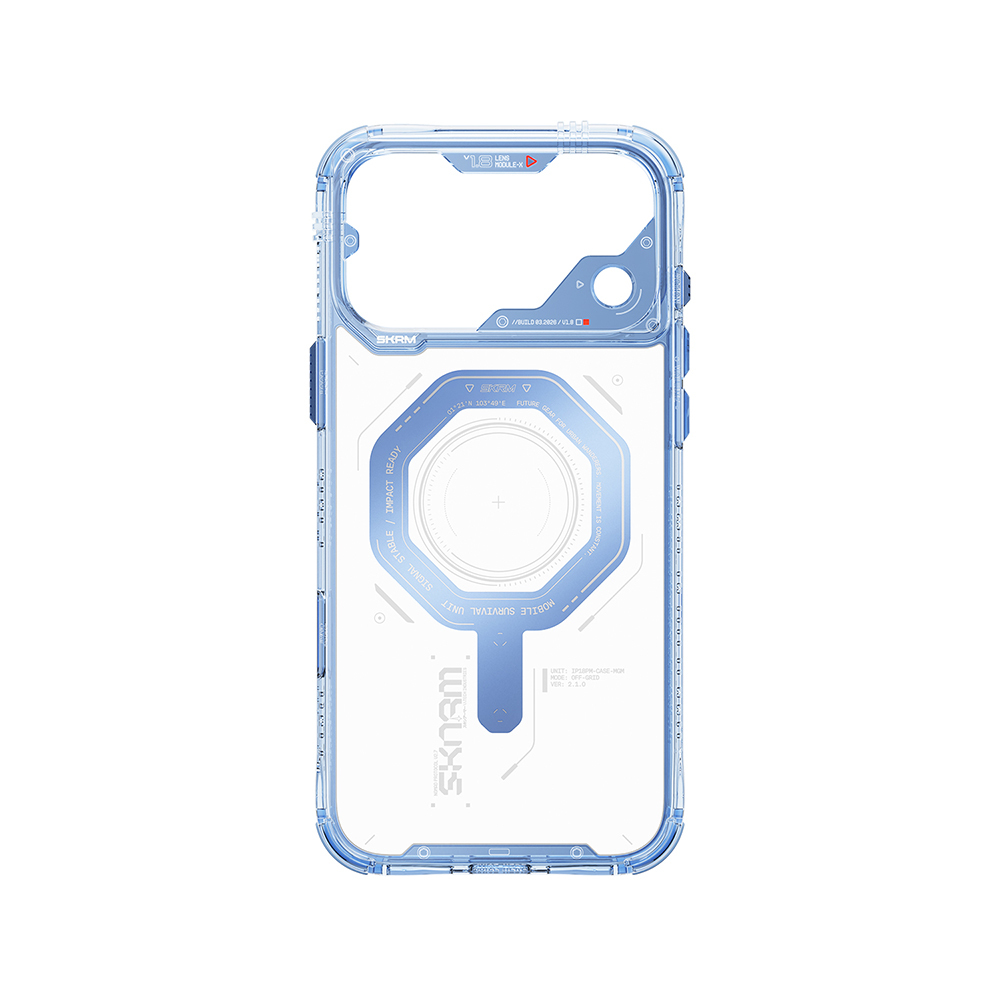 Apple iPhone 18 Pro Max Kılıf SkinArma M-safe Şarj Özellikli Airbag Tasarımlı Magma Kapak - 7
