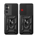 Realme C65 4G Uyumlu Kılıf Magnetik Standlı Kamera Korumalı Zore Sürgülü Vega Kapak - 2