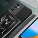 Realme C65 4G Uyumlu Kılıf Magnetik Standlı Kamera Korumalı Zore Sürgülü Vega Kapak - 7