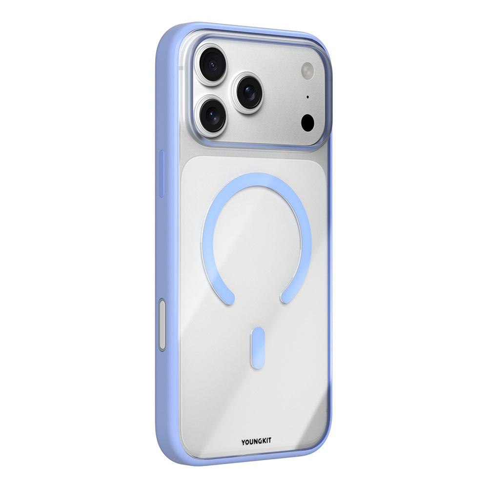 Apple iPhone 17 Pro Max Uyumlu Kılıf M-safe Şarj Özellikli Youngkit Clear Serisi Kapak - 2
