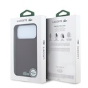 Apple iPhone 18 Pro Max Kılıf Lacoste Orjinal Lisanslı M-safe Şarj Özellikli PU Pike Desenli Metal Logolu Kapak - 7