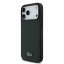 Apple iPhone 18 Pro Max Kılıf Lacoste Orjinal Lisanslı M-safe Şarj Özellikli PU Pike Desenli Metal Logolu Kapak - 1