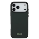 Apple iPhone 18 Pro Max Kılıf Lacoste Orjinal Lisanslı M-safe Şarj Özellikli PU Pike Desenli Metal Logolu Kapak - 2