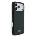 Apple iPhone 18 Pro Max Kılıf Lacoste Orjinal Lisanslı M-safe Şarj Özellikli PU Pike Desenli Metal Logolu Kapak - 3