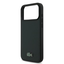 Apple iPhone 18 Pro Max Kılıf Lacoste Orjinal Lisanslı M-safe Şarj Özellikli PU Pike Desenli Metal Logolu Kapak - 5