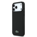 Apple iPhone 18 Pro Max Kılıf Lacoste Orjinal Lisanslı M-safe Şarj Özellikli PU Pike Desenli Metal Logolu Kapak - 1