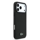 Apple iPhone 18 Pro Max Kılıf Lacoste Orjinal Lisanslı M-safe Şarj Özellikli PU Pike Desenli Metal Logolu Kapak - 3
