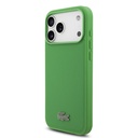 Apple iPhone 18 Pro Max Kılıf Lacoste Orjinal Lisanslı M-safe Şarj Özellikli PU Pike Desenli Metal Logolu Kapak - 1