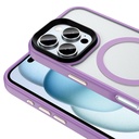 Apple iPhone 16 Pro Max Kılıf Mat Arka Yüzey Wireless Şarj Özellikli Zore Flet Magsafe Kapak - 1
